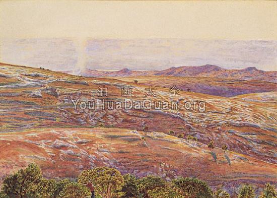 The Dead Sea from Siloam - 威廉·霍尔曼·亨特